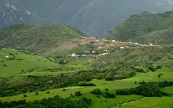 نمایی از روستای وایان در خرداد ۲۰۱۱
