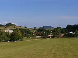View from south