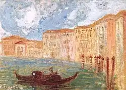 Venecia - ونیز (رنگ روغنی روی مقوا) - ۵۰×۳۵ سانتی‌متر