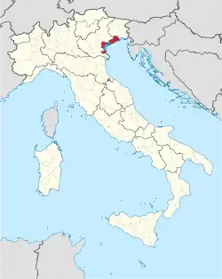 موقعیت Province of Venice