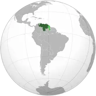 موقعیت ونزوئلا