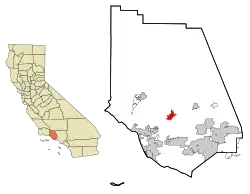Location in شهرستان ونتورا and the state of کالیفرنیا