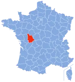موقعیت وین در فرانسه