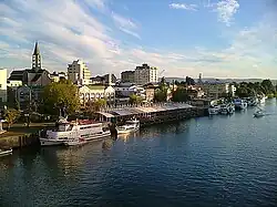 View of Valdivia from Pedro de Valdivia Bridge