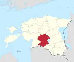 موقعیت Viljandi County