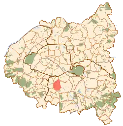 پاریس and inner ring departments