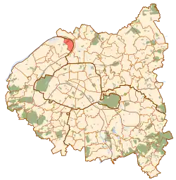 پاریس and inner ring départements