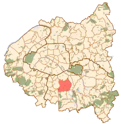 پاریس and inner ring departments