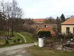 Some houses in Vrbčany