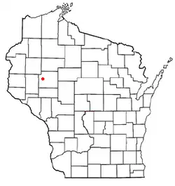 Location of Bloomer, Wisconsin