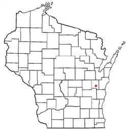 Location in Wisconsin