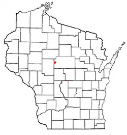 Location of Colby, Wisconsin