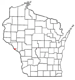 Location of Fountain City, Wisconsin