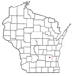 Location of Horicon, Wisconsin