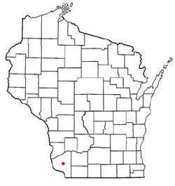 Location of Lancaster, Wisconsin