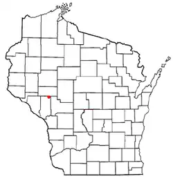 Location of Osseo, Wisconsin