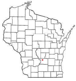 Location of Portage, Wisconsin