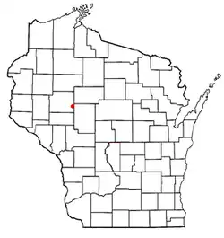 Location of Stanley, Wisconsin