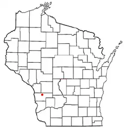 Location of Westby, Wisconsin