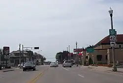 Intersection of WIS 42 and WIS 147
