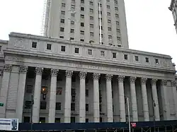 Thurgood Marshall United States Courthouse at 40 Centre Street.