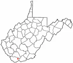 Location of Northfork, West Virginia