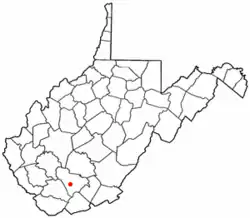 Location of Sophia, West Virginia