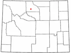 Location of Basin, Wyoming