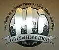 نشان رسمی Hiawatha, Iowa