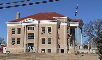 Wallace County courthouse in Sharon Springs