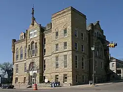 The courthouse in