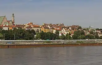 View to the Old Town from the Vistula