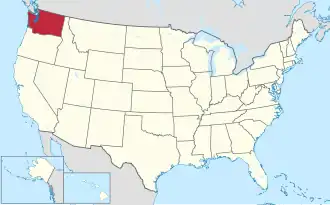 Washington is located on the West Coast along the line that divides the United States from neighboring Canada. It runs entirely from east to east. It includes a small peninsula across a bay which is discontinuous with the rest of the state, along with a geographical oddity under British Columbia, Canada.