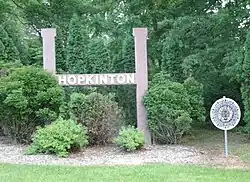 Located on Iowa Highway 38 (2010)