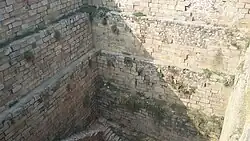 یک چاه در داخل قلعه تغلق‌آباد