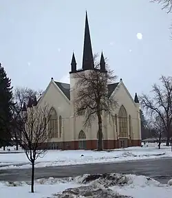 The Wellsville Tabernacle, an early کلیسای عیسی مسیح قدیسان آخر زمان meetinghouse