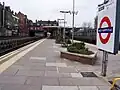 West Hampstead tube station, looking towards Kilburn, 18th April 2008.