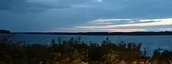 View of the South Wattupa Pond at sunset