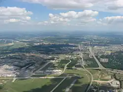 Aerial view of Fairborn