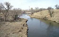 The Whetstone River near Big Stone City