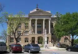 The Williamson County Courthouse after renovation in 2006–2007