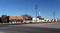 The Green Building and the rest of downtown Wilson.