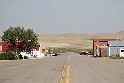 Main Street in Winifred