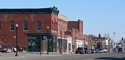 Downtown Wisner: northeast side of Avenue E