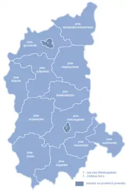 Division into counties
