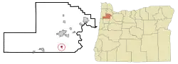 موقعیت در اورگن