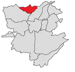 ناحیه داوتاشن با رنگ سرخ