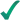 ✔