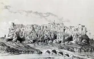 نمایی از ایزدخواست در سده نوزدهم میلادی، اثر اوژن فلاندن