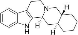 Stereo structural formula of yohimban ((1S,15R,20S)-henicosa)